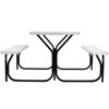 Costway Picnic Table Bench Set Outdoor Backyard Patio Garden Party Dining All Weather Black/White/Grey/Brown/Green - image 3 of 4