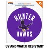 Hunter College Hawks Logo Automotive Car Window Locker Circle Bumper Sticker - 2 of 4