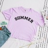 Simply Sage Market Women's Summer Block Short Sleeve Relaxed Fit Cropped Tee - 3 of 3