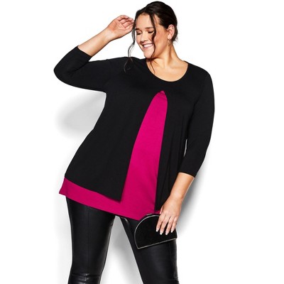 Avenue Women's Plus Size Alex Print Tunic