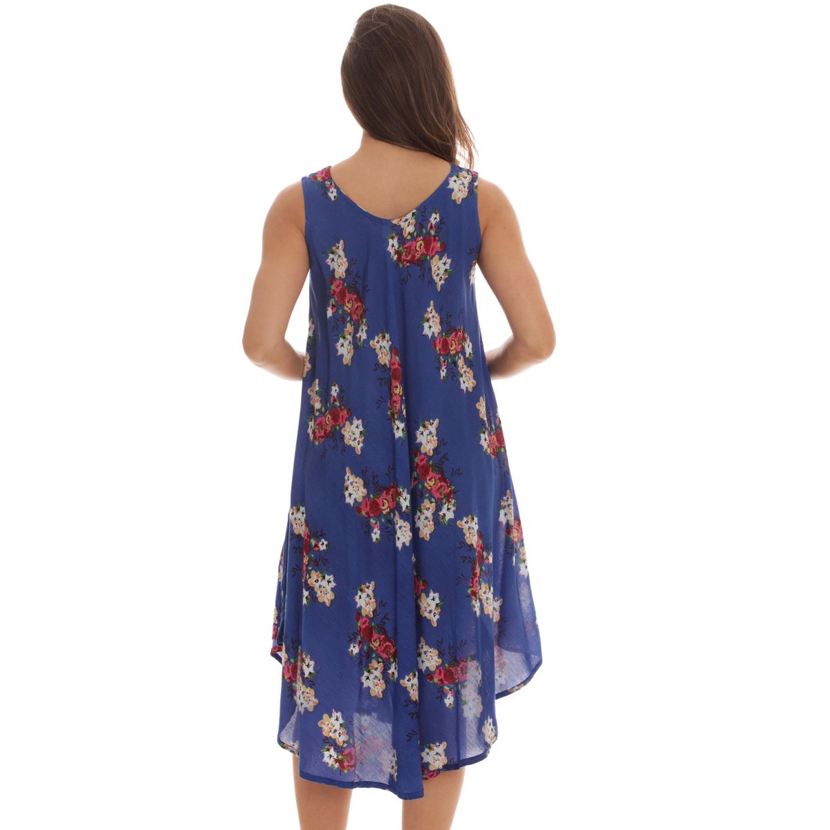 Женские платья Riviera Sun Womens Floral Print Summer Dress - Beach Cover Up Sundress - Dresses for Women 21993-6015-BLU-XL — фото 3