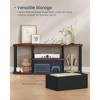 TV Stand for up to 50-inch TVs.Toolless assembly. Measuring 43 x 14 x 18 inches, it's a media center table with shelves. - 4 of 4