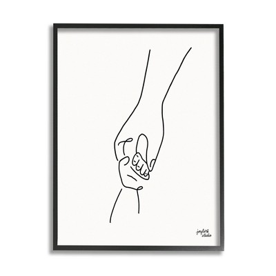 Stupell Parent & Child Holding Hands Framed Giclee