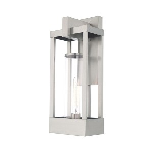 Livex Lighting Delancey 1 - Light Wall Light in  Brushed Nickel - 1 of 2
