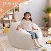 Itopfox Ultra Soft Fur Bean Bag Chair with Foam Filling, Plush Lazy Sofa for Living Room or Bedroom, Machine Washable Cover - 4 of 4