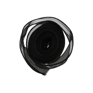 Unique Bargains Ribbon Plain Fishtail Organza Simple Style Polyester 354.33"x1.57" 1 Pc - 1 of 3