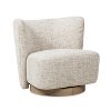 Christopher Knight Home Spenser Modern 31.5“ Chenille Upholstered Swivel Chair - 4 of 4