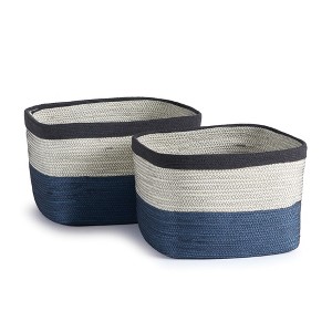 Plum & Post Ayden Rectangular Baskets, Set Of 2 - 1 of 2