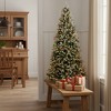 HomeRoots 4' Pre Lit Full Fir Christmas Tree With Decorations - 2 of 3