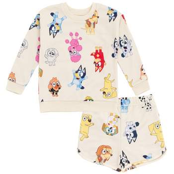 Bluey Bingo Toddler Girls Camiseta Gráfica Rosa Claro 3t