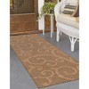 Unique Loom    Outdoor Botanical Vine Area Rug - 3 of 4
