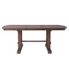 PAGED 59.8" Dining Table Rectangle Kitchen Table with Rubberwood Legs, Modern Living Room Table for 4/6 Person - 3 of 4