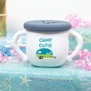 Pavilion Gift Company - Camp Cutie - 3.5" Silicone Snack Bowl with Lid - Dining Bowls - 3 of 4