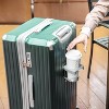 Romswi 3 Piece Carry-On Luggage Set, 20" Lightweight  Suitcase with TSA Lock, Cup Holder, and Duffel Bag – Spinner Wheels Travel Sage Green Luggage - 4 of 4