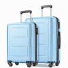 2 Piece Luggage Set ABS 20inch+24inch Lightweight Suitcase Set With TSA Lock & Expanable Spinner Wheels - image 3 of 4