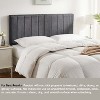 Upholstered Channel Stitched Headboard - Easy Assemble Wall Mounted Headboard with 3D Soundproof Wall Panels - 3 of 4