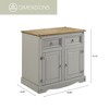 American Furniture Classics,Cottage Series Wood Buffet Sideboard - 2 of 4