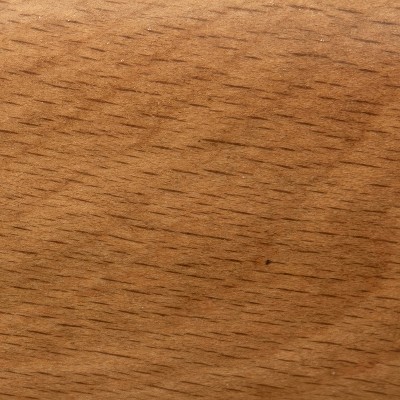 Light Brown Elmwood Cross Back Upholstered Side Chair