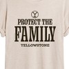 Women's - Yellowstone - We Are Family Y Brand Oversized Graphic T-Shirt - 2 of 4