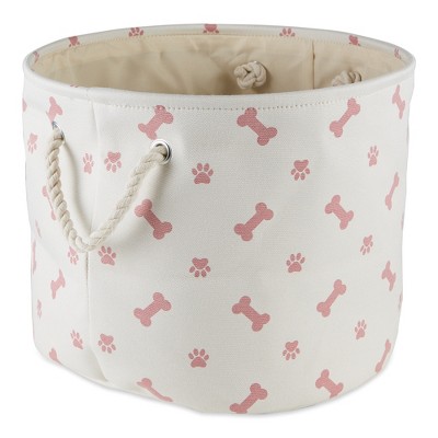 Bone Dry Polyester Pet Bin Paw/Bone