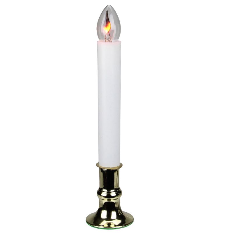 Northlight White Flicker Flame Christmas Candle Lamp, 8.75 Inch, 1 of 5