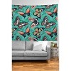 Heather Dutton Mariposa Boho Butterflies Aqua Tapestry - Society6 - 2 of 3