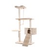 Armarkat Natural Sisal Real Wood Scratching Cat Tree 58 Height Beige A5801 - 2 of 4