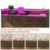 8 Drawer Dresser, Dresser TV Stand for Bedroom with LED Lights and Power Outlet, Wide Chest of Drawers for Hallway, Living Room, Entryway - 4 of 4