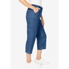 Woman Within Plus Size Carpenter Denim Capri - 4 of 4