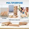 GSE 54-Piece Mini/Medium Tumbling Timbers with Dice, Stacking Floor Game Set for Kids (Build to Over 1.5ft/3ft) - 4 of 4