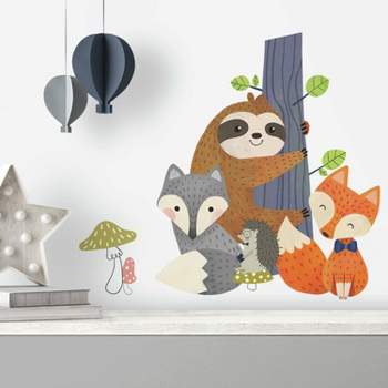 RoomMates Forest Friends Peel and Stick Giant Wall Decal