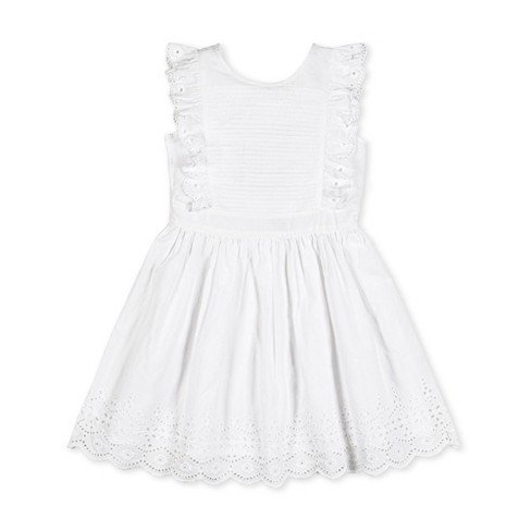 Hope & Henry Girls' Flutter Sleeve Fit And Flare Dress, Toddler, 5 : Target