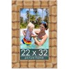 PosterPalooza | 22x32 Wide Bamboo Picture Frame, UV Acrylic, 4 Finishes - Brown, Black, Silver, and Natural - 2 of 4