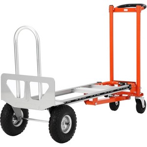 3-in-1 Convertible Hand Truck Dolly – Heavy Duty Steel Dolly Cart with 770 Lb Capacity, 3 Adjustable Positions & Puncture-Proof Wheels - 1 of 4