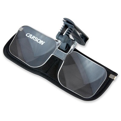 carson clip & flip magnifying glasses