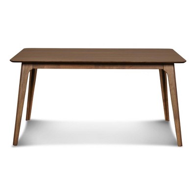 Oscar 60" Walnut Mid-Century Modern Dining Table
