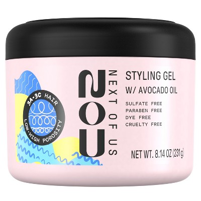 NOU Styling Gel, For Curly Hair, 8 Fl. Oz