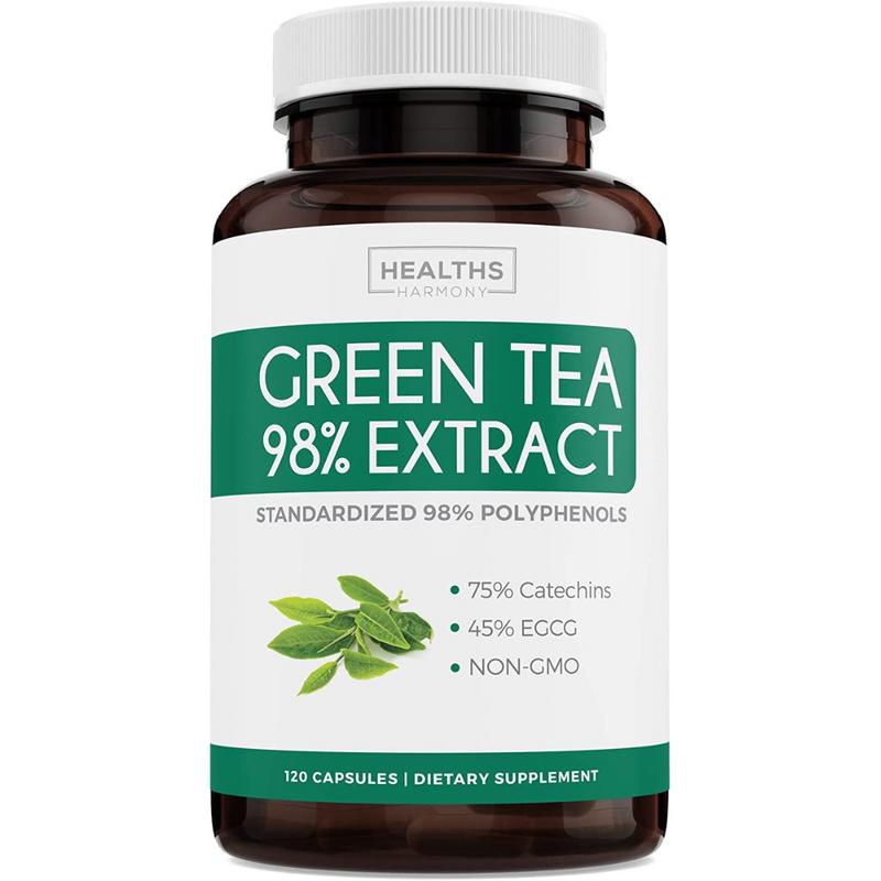 Green Tea Extract Capsules, Health's Harmony, 120ct, 1 of 7
