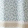 MAYEERTY 50x18" Printed and Pieced Rod Pocket Valance Aqua - 4 of 4