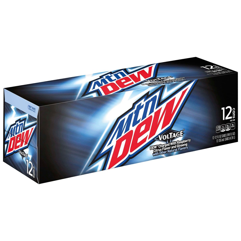 UPC 012000028656 product image for Mountain Dew Voltage Soda - 12pk/12 fl oz Cans | upcitemdb.com