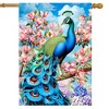 Briarwood Lane Summer House Flag 40x28 For Outdoor Fancy Peacock For Summer House Flag - 2 of 3