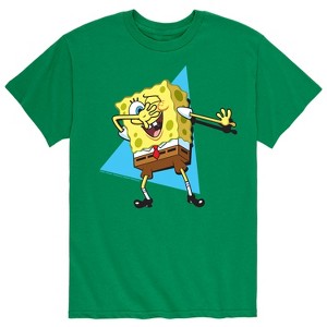 Men's - SpongeBob SquarePants - SpongeBob Dab Short Sleeve Graphic T-Shirt - 1 of 4