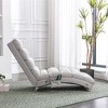 Kumasinova Electric Massage Recliner Chair with 5 Modes, Linen Upholstered Chaise Lounge with Remote Control & Side Pocket, Tufted Accent Chair - 4 of 4