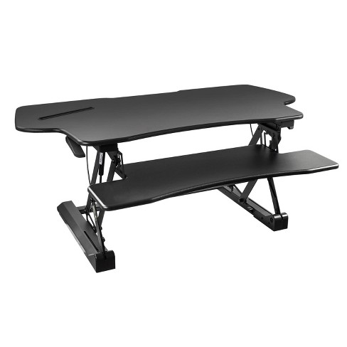 Mount-it! Height Adjustable Standing Desk Converter | 48 Wide Tabletop ...