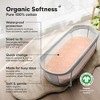 KeaBabies 2pk Soothe Waterproof Bassinet Sheets for Girls, Boys, 33x17 Universal Baby Bassinet Mattress Protector Cover - 2 of 4