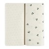 Aurora Fitted Sheet Set - 2 pk - 100% Jersey Knit Cotton - Cherry Printed - 4 of 4