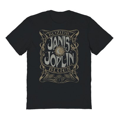Janis Joplin Men's Kozmic Short Sleeve Graphic Cotton T-Shirt