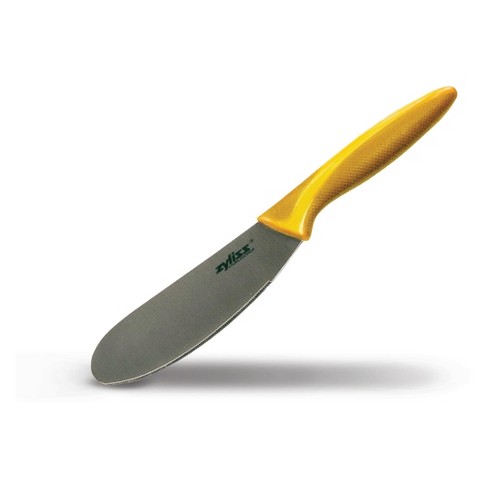 Zyliss Sunburst Yellow Serrated Utility Knife 