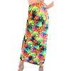 LA LEELA Women's Bikini Skirt Sarong Swimwear Cover up Bathing suit Summer Wraps Swimsuit Beach Wrap Coverups for Women One Size Multicolored, Leaf - 2 of 4