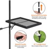 COZONY Height Adjustable Campfire Grill with Swivel Grate and Carrying Bag - 4 of 4